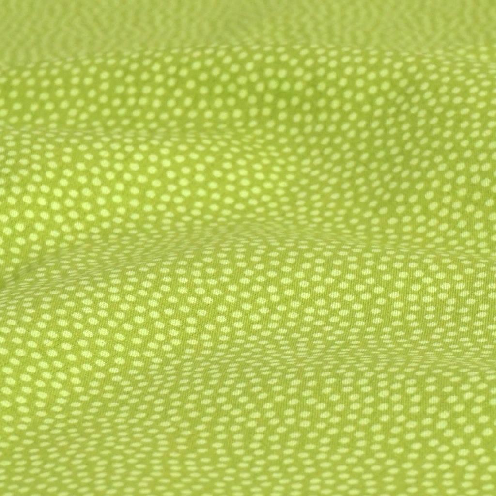 Baumwollstoff Dottys Punkte gelbgrün kiwigrün